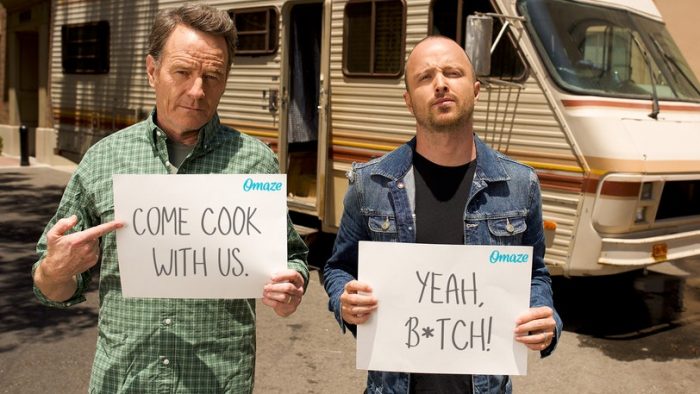 Cook In The Breaking Bad RV with Aaron Paul and Bryan Cranston