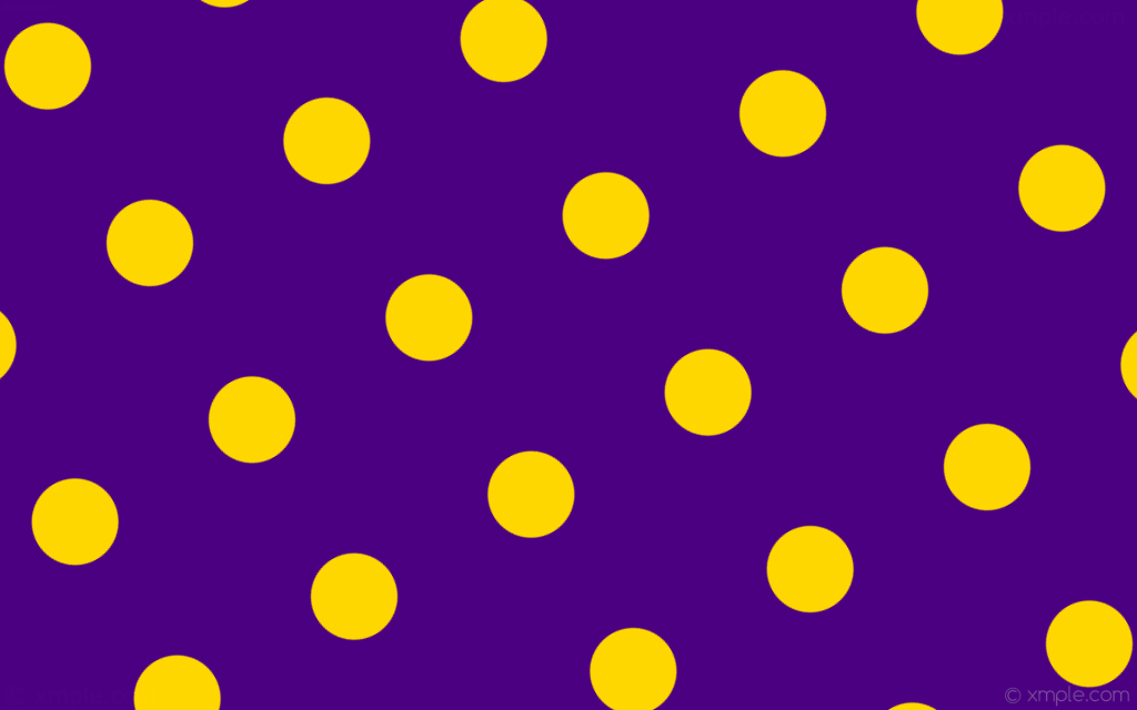 Purple with Yellow Spots History Month
